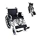 Mobiclinic®, Rollstuhl, Klappbar, Leicht, Unterbremssystem, Feststellbremse, Modell ópera, Aluminium, Stabile rollen, Europäische marke, Klappbare armlehnen, Abnehmbare fußstützen, Ergonomisch