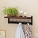 JSY Półka Nowoczesny Werand Walk Wall Hooks Wieszaki wielofunkcyjne półki z hakami stojak na ścianie(63,5 * 20 * 22 cm) Półka wisząca (Color : A)