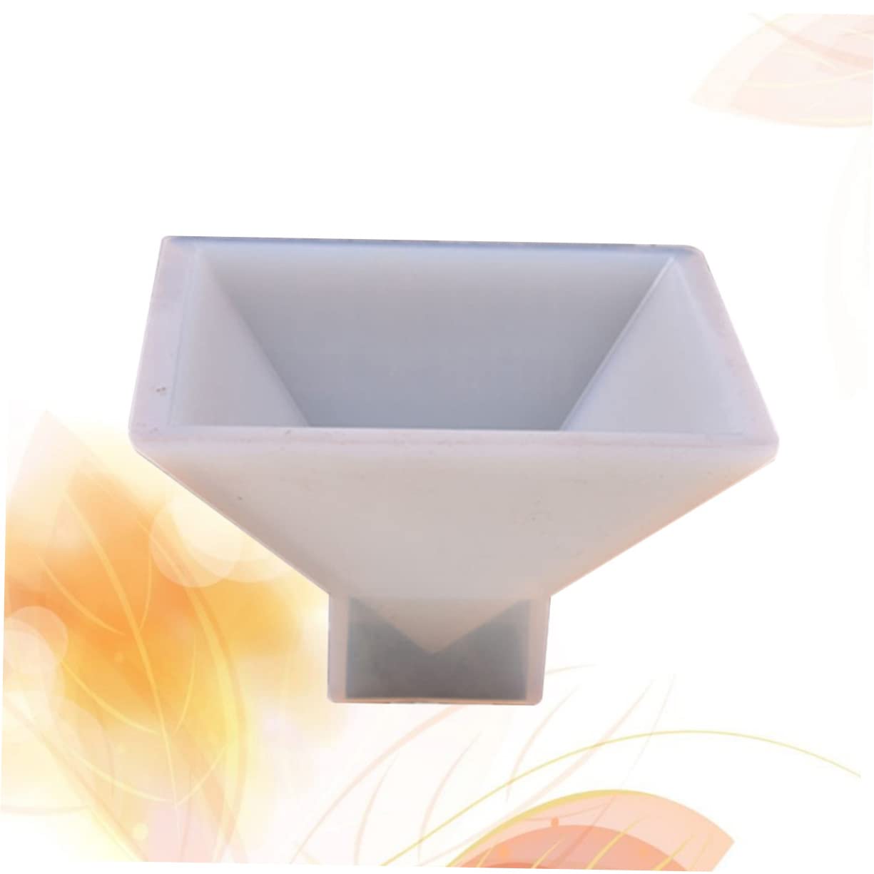 Uonlytech Lot De 3 Moules Pyramidaux en Silicone pour Pâtisserie Décoration De Gâteaux Fondants Cristal Lavande