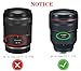 95mm Lens Cap Cover for Nikon AF-S FX NIKKOR 200-500mm f/5.6E ED VR,Canon RF 800mm f/11 is STM,RF 28-70mm f/2L USM,HUIPUXIANG [2 Pack]
