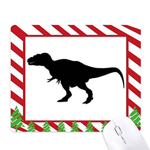 Tapis de souris dinosaure fossiles silhouette finition haut de gamme canne de Noël
