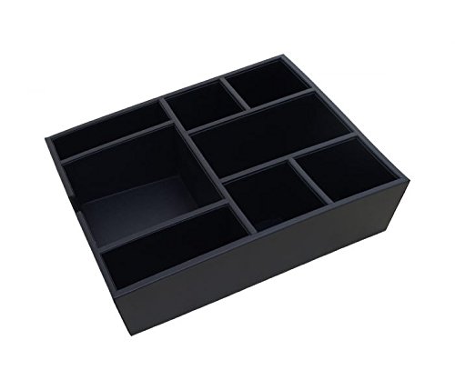 Dacasso A1024 Coffee Organizer, 12.25 x 10.25 x 3.5, Black
