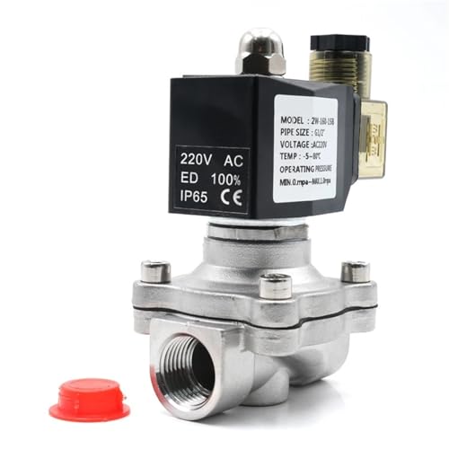 Électrovanne 1-1/4 inox 304 à diaphragme étanche DC24V