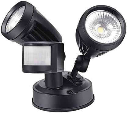 Security Lights with Motion Sensor, 30W 2700LM LED Security Lights with Motion Sensor, 2 Adjustable Head Flood Lights Outdoor, IP65 Waterproof Outdoor Sensor Wall Light for Yard, Porch (Warm White)