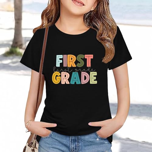 Toddler Kids Back to School Clothes School Shirts for Boys Girls Tween First Day of Preschool Tshirt 2025 Summer Trendy Tops4