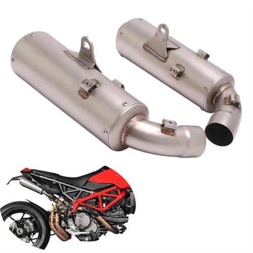 Tuyau d'échappement moto en acier premium pour silencieux d'origine Ducati 950 SP