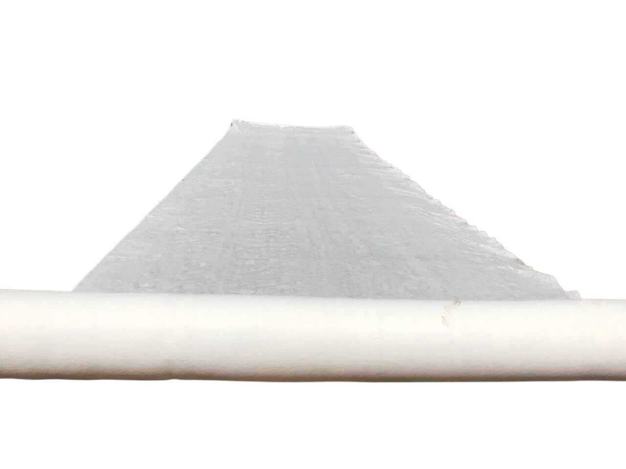 Wytrzymała, 5-uncjowa membrana z tkaniny gruntowej – uniwersalna bariera przeciw chwastom do grządek ogrodowych (szerokość 1 m/1,5 m/2 m)(White,1mx90m)