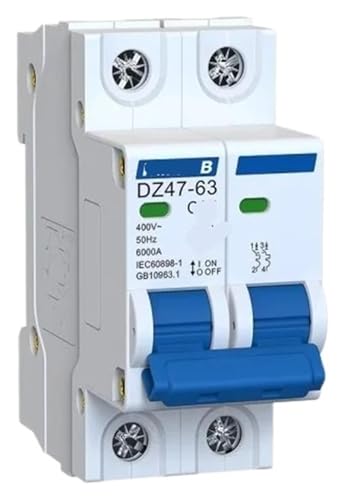 Disjoncteur MCB DZ47-63 1P pour tableau électrique résidentiel 230V 16A