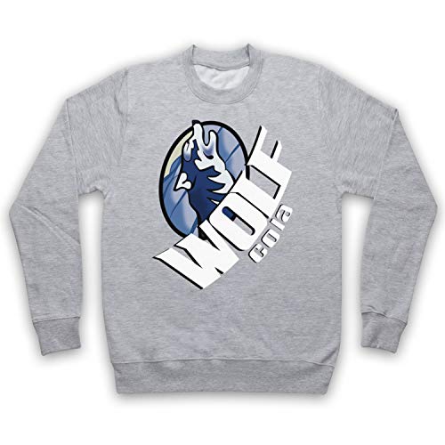 Sunny Philadelphia Wolf Cola Comedy TV Erwachsenen Sweatshirt, Grau, Medium