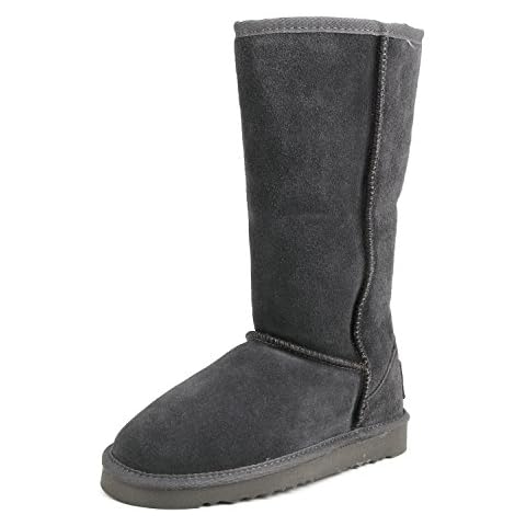 AUSLAND Women's Boots Winter Tall Boot Snow Boots for women Waterproof 7.5US Grey 5115 38EU Cover