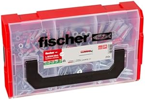 Chevilles Fischer, Pack de 210 Pièces Noires (Occasion Comme Neuf)
