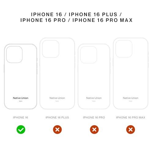 Image of Native Union Active Case - MagSafe Compatible with Built-in Magnets - Rugged Design - Recycled Materials - Ultra-Durable Drop Protection up to 10ft / 3m for iPhone 16 (Slate Green)