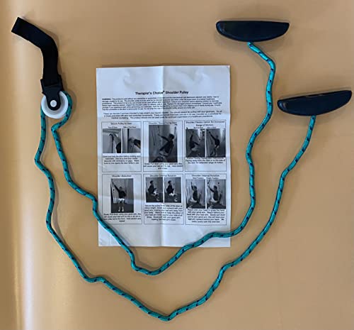 Therapist’s Choice® Shoulder Pulley, Over The Door: Includes Basic Exercise Guide (Green)