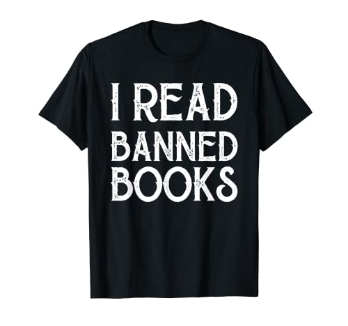 Buchliebhaber "I Read Banned Books" für Bibliotheken und Leser T-Shirt