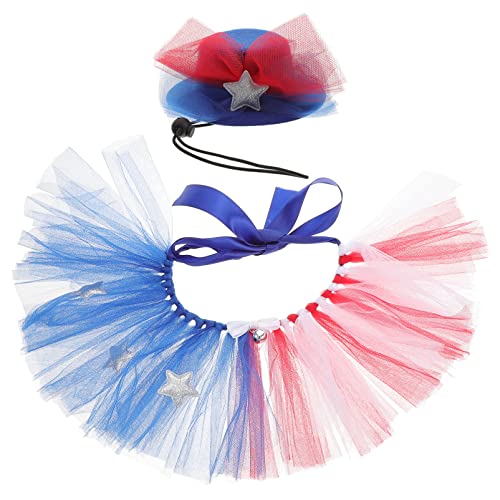 Disfraz para perro Independence Day con tutu y gorro