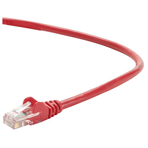 Belkin 14ft 10/100BT RJ45M/RJ45M CAT5E Patch Cable (Red)