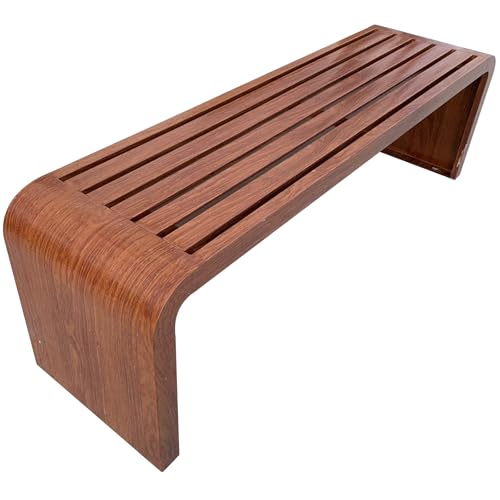 Banc de Jardin Exterieur Metal Bancs de Jardin sans Dossier Banc Exterieur Jardin Résistants Aux Intempéries pour Jardin, Porche et Parc Aucun Assemblage...