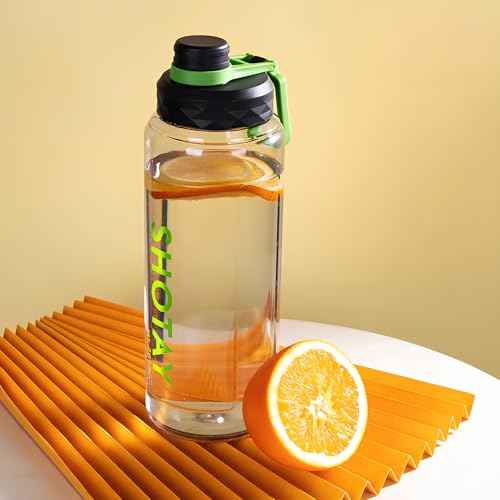 Image of THE VENTI SHOTAY Large Tritian Water Bottle | for Home, Office & Gym | Jumbo Size | Sturdy with Holder | BPA Free Premium Bottle | (Multicolor, Material: Plastic) (2000ML-Black)