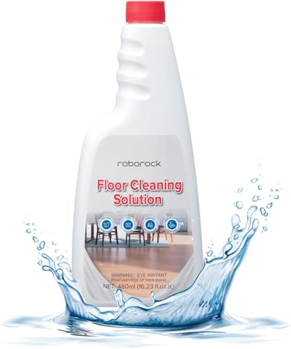 Image of Official Roborock Multi-Surface Floor Solution, Dilution Ratio 1:300, Compatible with Ultra, All Roborock Robot Vacuums with Mopping and Vacuum Mop, 16.2 oz, Concentrate