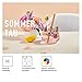 RITZENHOFF 2932001 Universal Glass Set of 2, 500 ml, Sommertau Allround Series, Floral Style, Multi-Colour, Made in Germany