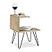 Produktbild Native Home Beistelltisch mit 2 Ebenen, Couchtisch Mango-Holz, Wohnzimmertisch Design, HBT: ca. 51,5 x 40 x 40 cm, Natur