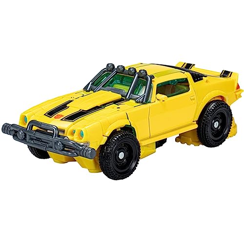Image of Transformers Toys Rise of The Beasts Movie, Deluxe Class Bumblebee Converting Action Figure for Ages 6 and up, 5-inch