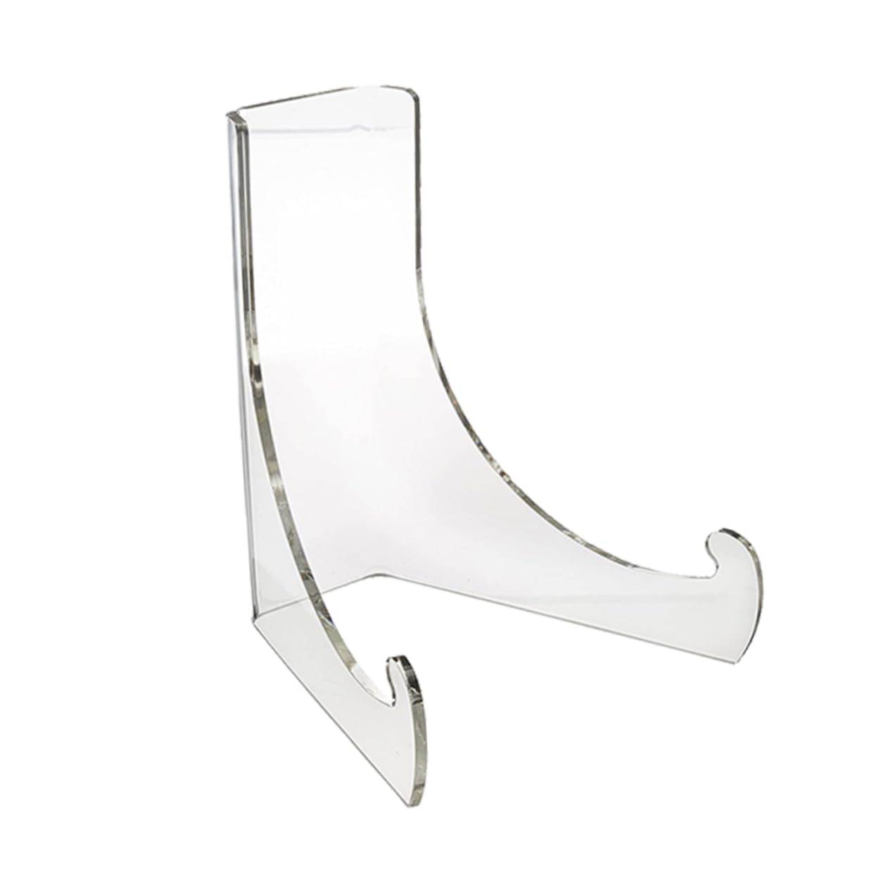 VOSAREA Acrylic Display Holder Rack for Plates Dishes Tea Cakes Home Office Storage Stand Elegant Organizer for Ceramics Artwork Collectibles