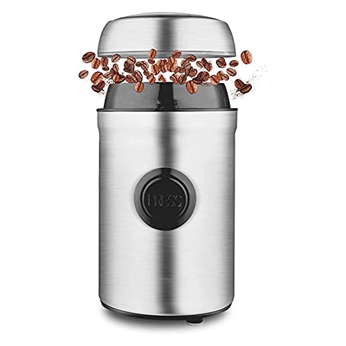 Starfisher Automatische elektrische Kaffeemühle, tragbare Bohnenmahlmaschine, Edelstahlmühle und Pulvermaschine…