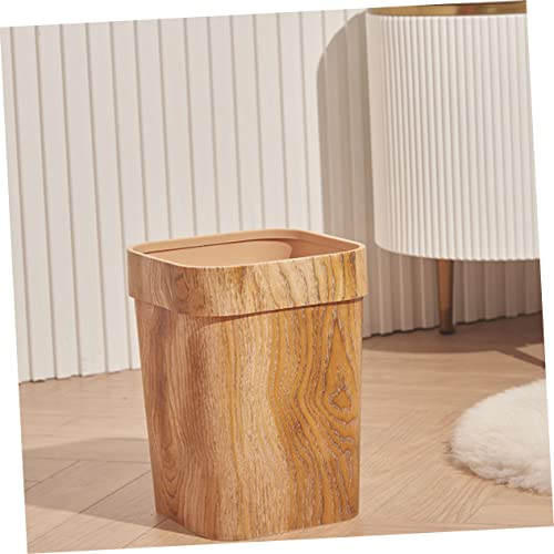 Bote de basura rectangular Chocolate 10L DOITOOL miniatura 4