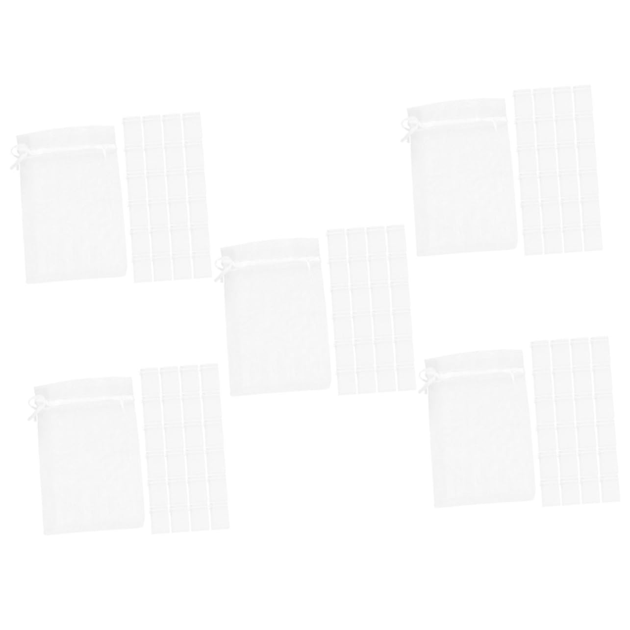 SHINEOFI 250stücke Organza Geschenktüten Mit Zugband Transparente Mesh Design Beutel Für Hochzeiten Partys Süßigkeiten Und Kleine