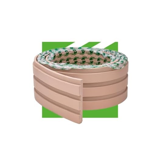 Painel Ripado de EVA Linha Play Creme | 10cm Altura | Rolo de 2,5m | Meu Rodapé Oficial