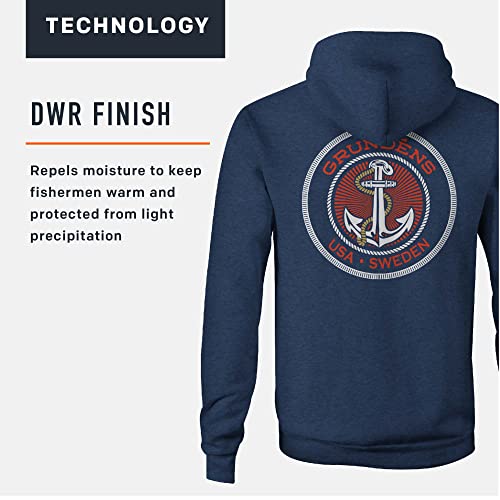 Grundens Men’s Displacement DWR Hoodie | Durable, Warm - Image 5