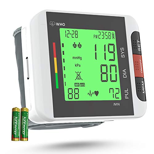 Wrist Blood Pressure Monitor[2020 Update], Annsky Automatic Home Use Wrist BP Monitor Machine