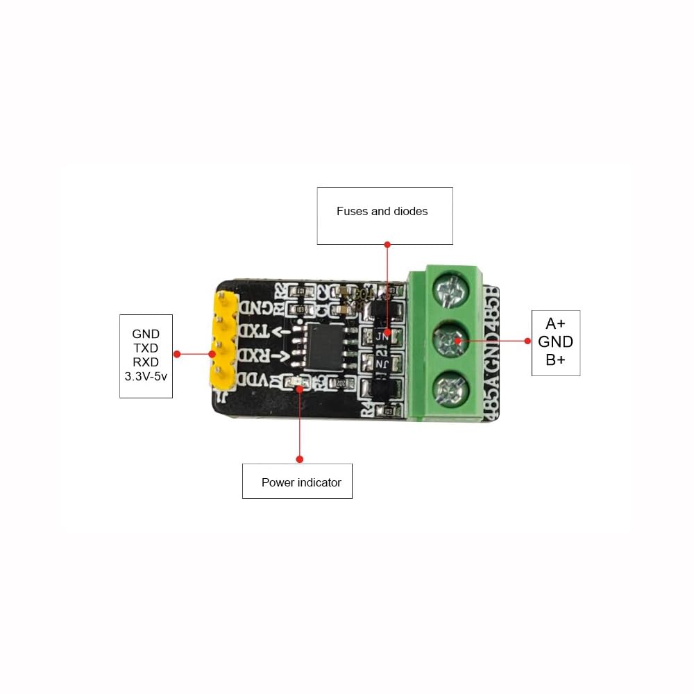 Amazon.com: Taidacent MAX13487 RS485 Converter TTL to RS485