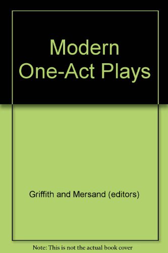 Modern one-act Plays B000F7YZZO Book Cover