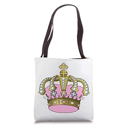 Bolso Tote Pink Crown Queen Princess miniatura 1