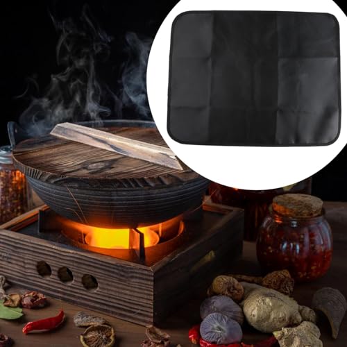 Kuntesetty Tapete de mesa para lareira, almofada resistente ao calor, tapete protetor para churrasco