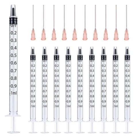 Pack of 10 Sterile 1 ml Syringe Set Cover