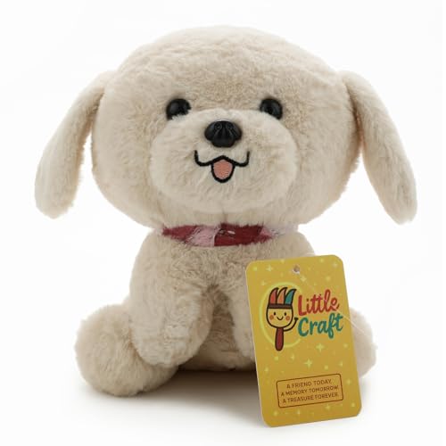 Image of Toy Poodle Dog Soft Plush Toy Soft Stuffed Puppy for Kids Cute Kids Animal Home Decor Boys /Girls /Baby Toddlers & Children Safe Lightweight & Easy to Clean (25CM)