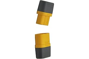 ELPART 5 Pair MR60 3.5mm 3-core Connector Plug with Protector Sheathed for RC Model