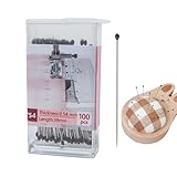 Alfileres de | 100 piezas herramienta creativa fácil de tomar con cabezas de perlas - alfileres para la joyería, decoración de artesanías, hombres, mujeres, niños, niñas, adolescentes, apasionados
