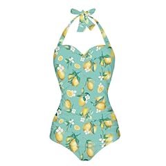 Retro Lemon Flower Green