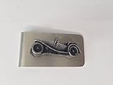 Handmade in Sheffield MG Midget TC 3D effetto peltro emblema su una splendida fermasoldi REF136