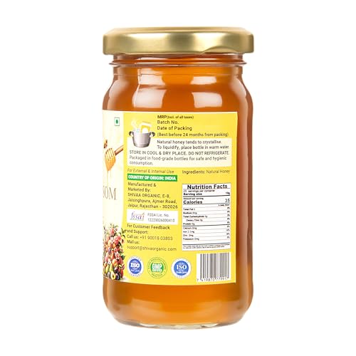 Shiva Organic Peach Blossom Honey – Pure, Raw & Unfiltered (250g) - Image 3