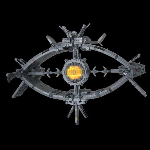 🚀 Baue dein eigenes Raumschiff mit großem Ring – 5594 Teile MOC für Erwachsene ab 18 Jahren! Spaß und Kreativität garantiert! 🛸 – Bild 5