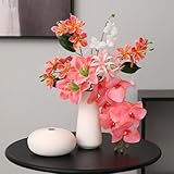 Veryhome Artificial Silk Peony Bouquets Wedding Home Decoration,Pack of 1 (Light Pink)