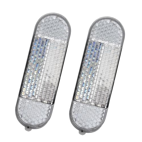 NLNGZKZFNF ABS Reflectante Compatible for Xiaomi Compatible for Mi Electric Scooter 1S Pro Pro2 M365 Tubo Delantero Advertencia Nocturna Bicicleta Piezas de Seguridad for Motocicletas Accesorios para