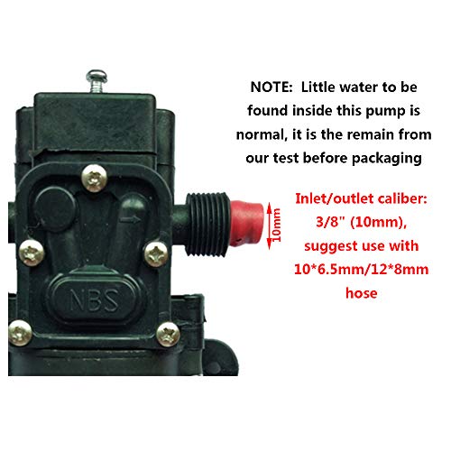 24V Waterpompen, VerRich hogedruk zelfaanzuigende membraanpomp voor camper, caravan - Image 5