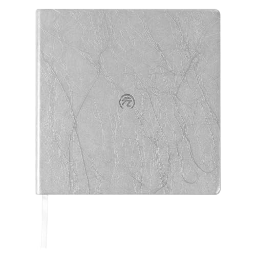 Carnet intelligent Yuan pour éviter la perte de notes manuscrites avec cuir souple argenté