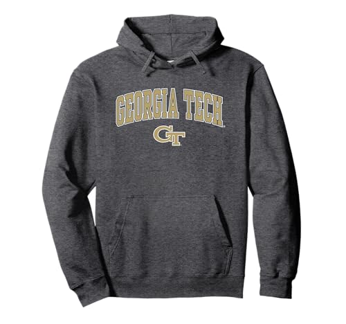 Georgia Tech Yellow Jackets Arched Officially Licensed Pullover Hoodie